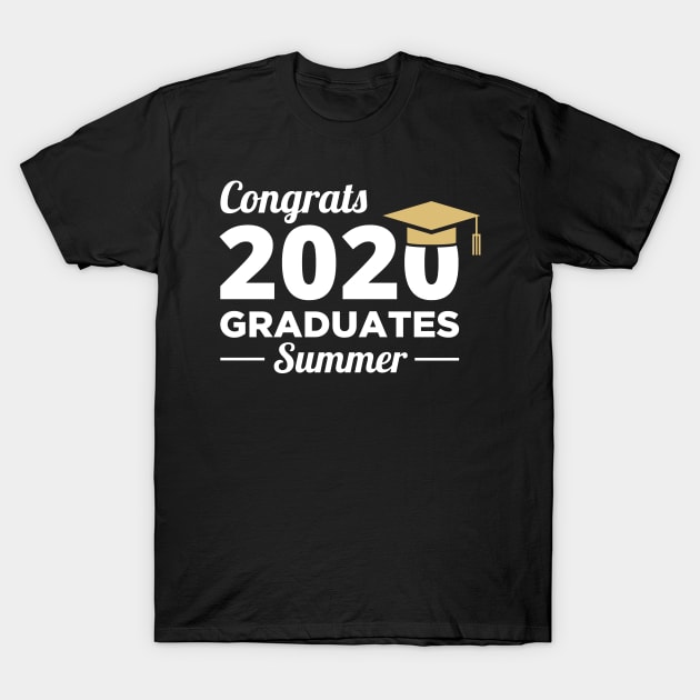 Congrats 2020 Graduates Summer T-Shirt by PatelUmad
